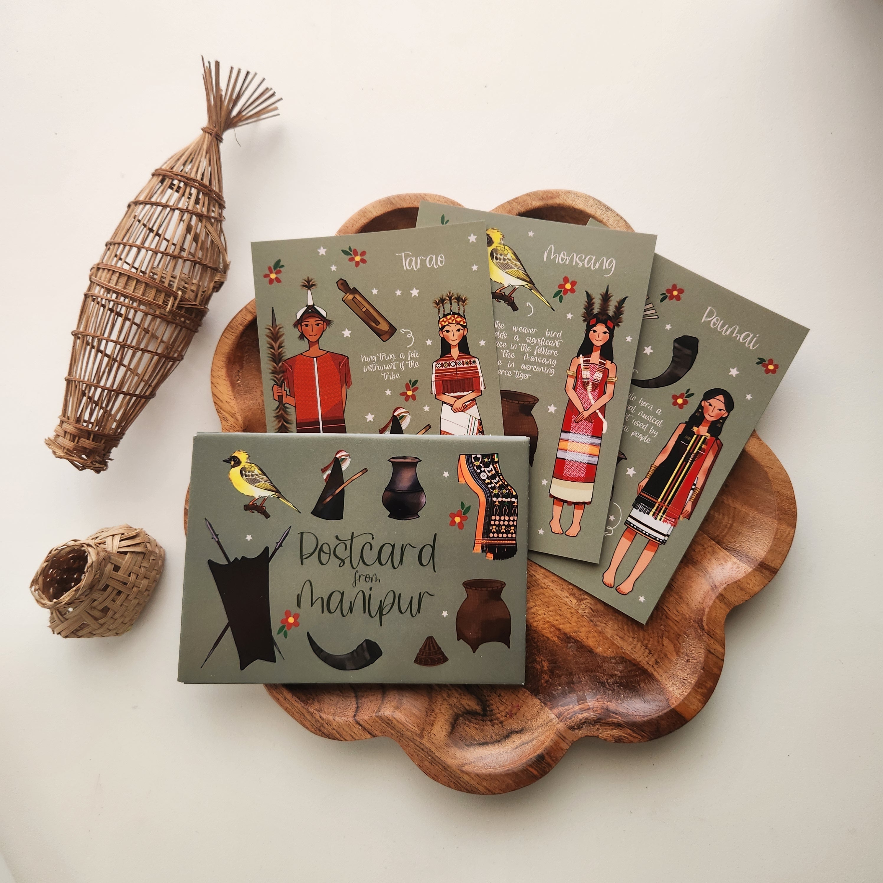 Manipur Postcard series - Set of 10 communities
