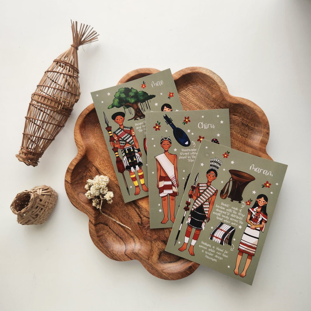 Manipur Postcard series - Set of 10 communities