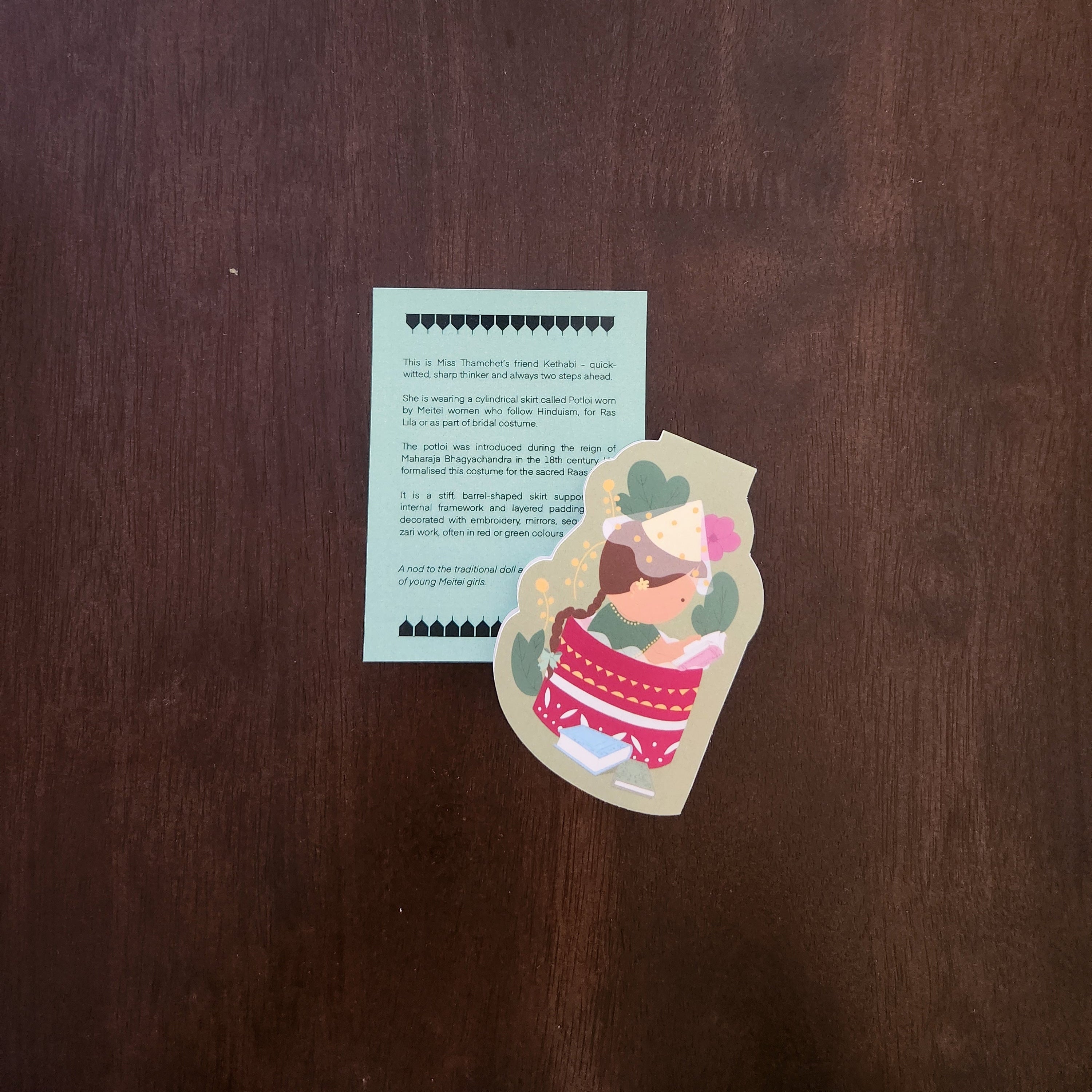Kethabi - Magnetic Bookmark